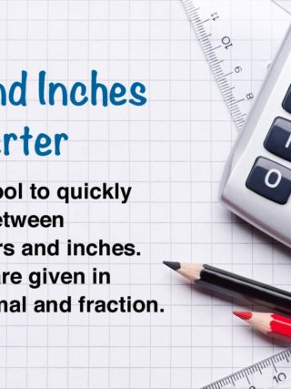Convert Inches to Centimeters